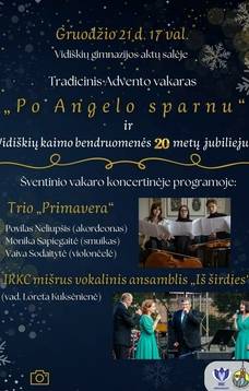 Tradicinis Advento vakaras "Po angelo sparnu" Vidiškėse 