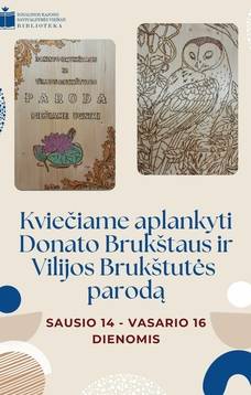 Donato Brukštaus ir Vilijos Brukštutės paroda "Piešiame ugnimi" 