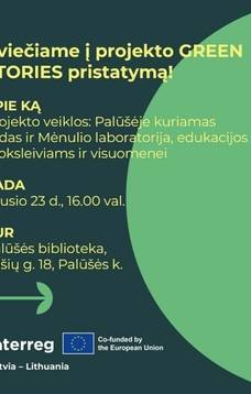 Projekto "Green stories" pristatymas Palūšėje 