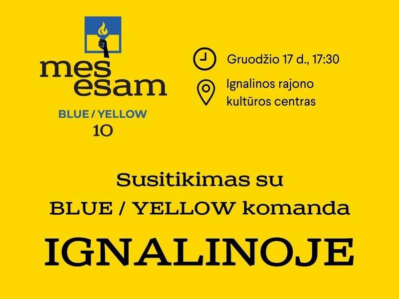 Susitikimas su „Blue/Yellow" komanda