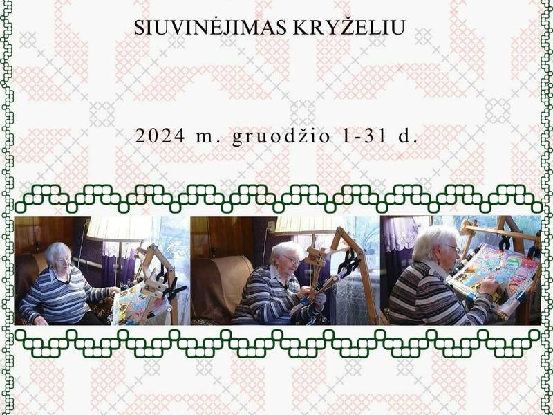 Jadvygos Janės Mardosienės paroda "Siuvinėjimas kryželiu" Dūkšte 