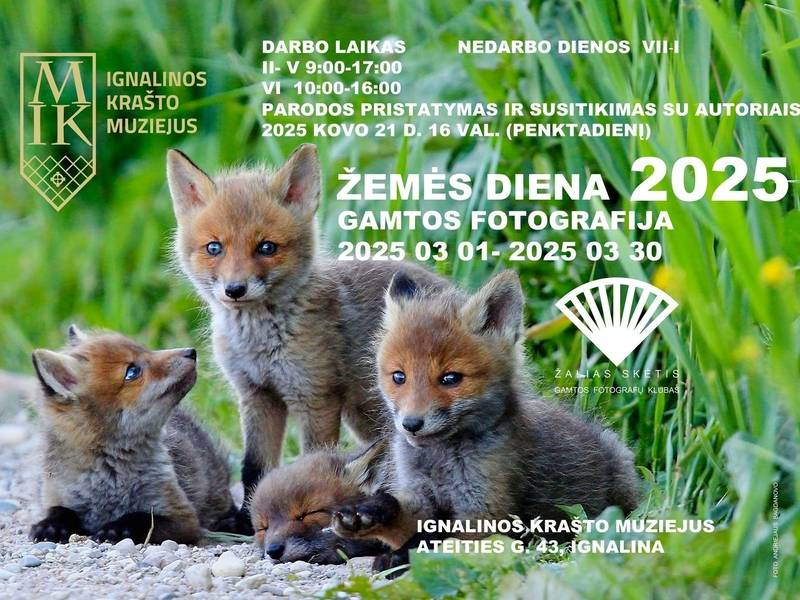 Paroda „Žemės diena 2025. Gamtos fotografija“