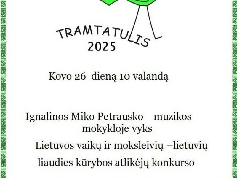 "Tramtatulis 2025"'